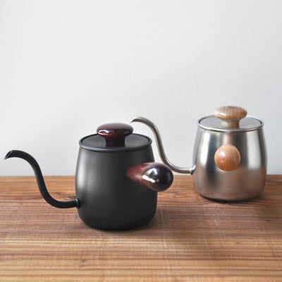 咖啡滴壺 單柄(白色/黑色/原色)