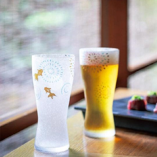 ADERIA石塚硝子 Premium系列 夏日煙火綿密泡沫啤酒杯