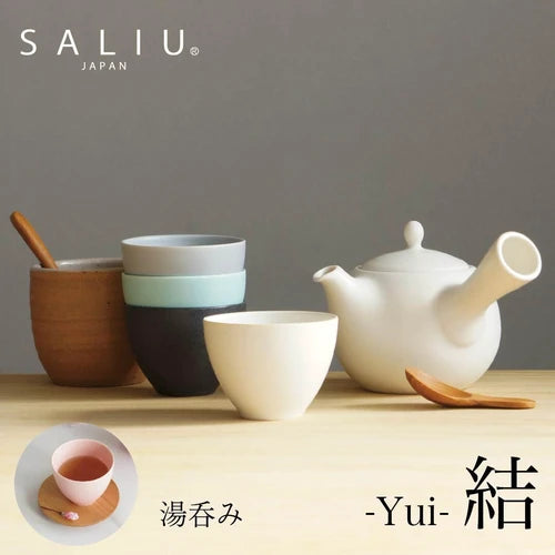 SALIU YUI系列 美濃燒 手工白瓷茶杯