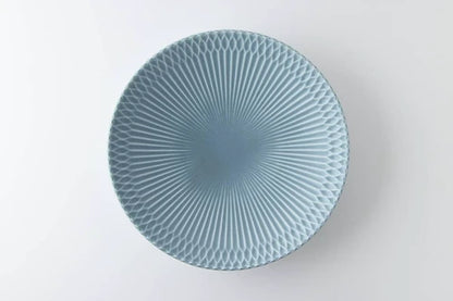 小田陶器 深皿21cm 灰藍色 | 美濃燒