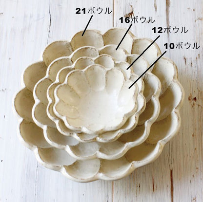 Rokuro Blut's |六魯 小兵製陶所花皿系列餐碗 16cm | 美濃燒
