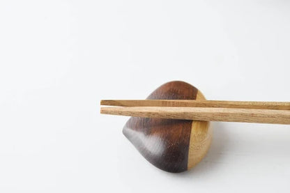 木質栗子筷架