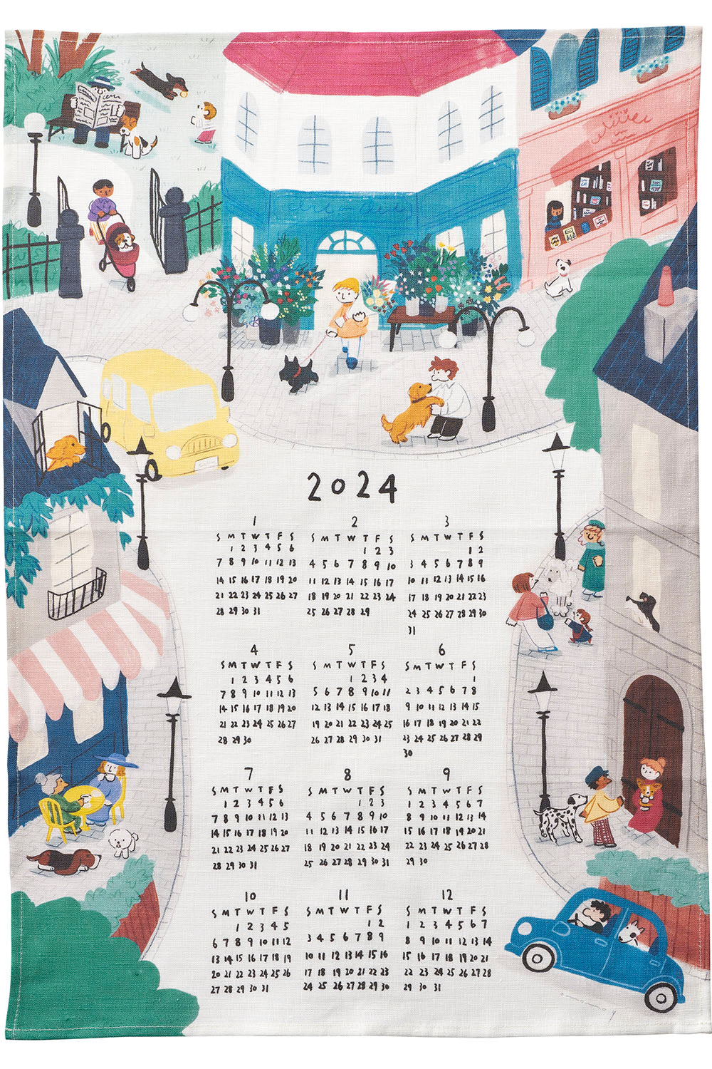 Fog linen work 彩繪2024年亞麻年曆 多款