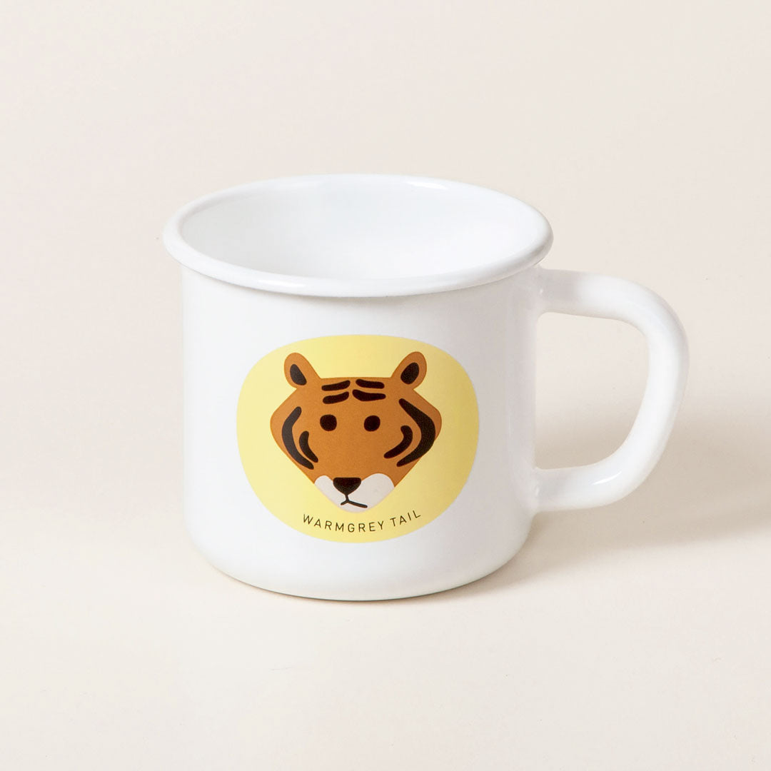 WARMGREY TAIL MEET TIGER老虎搪瓷馬克杯