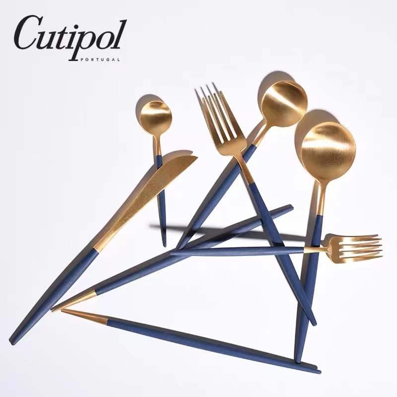 Cutipol GOA系列 藍金正餐餐具