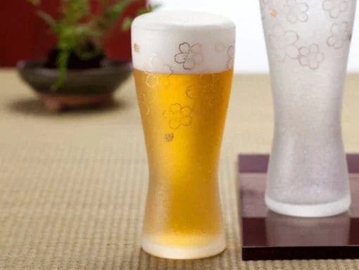 ADERIA石塚硝子 Premium系列 櫻花綿密泡沫啤酒杯